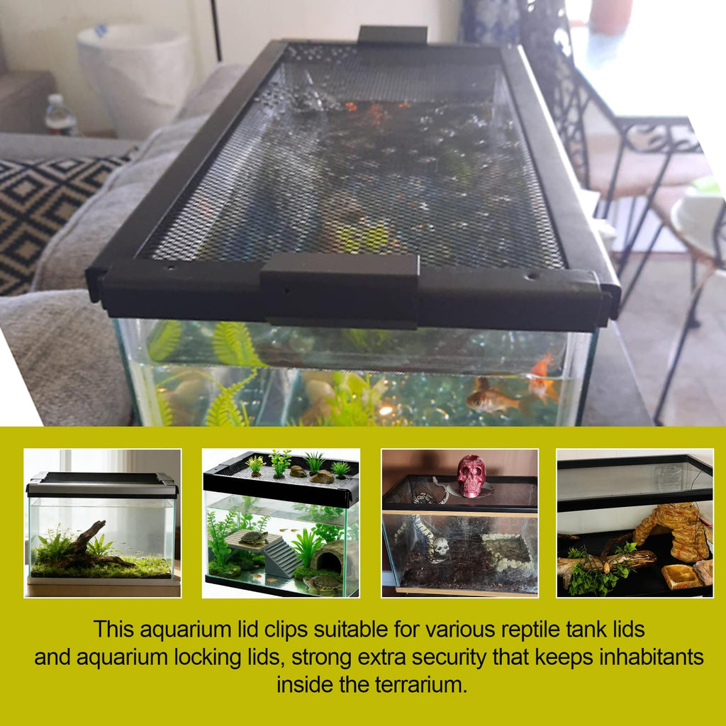 Heavy Duty Screen Clips for Reptile Terrarium Covers P99581