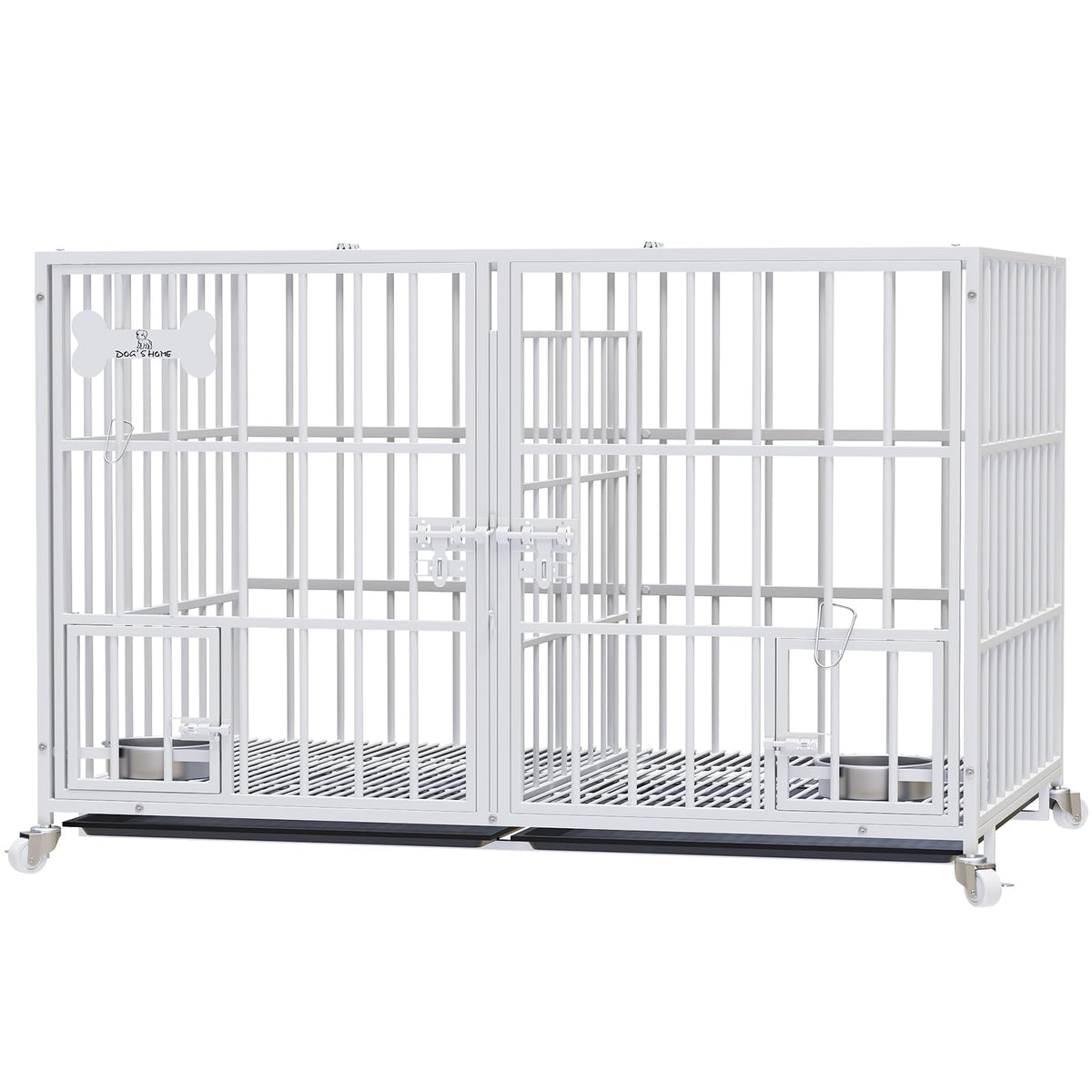 42" Heavy Duty Metal Dog Crate with Divider T7167