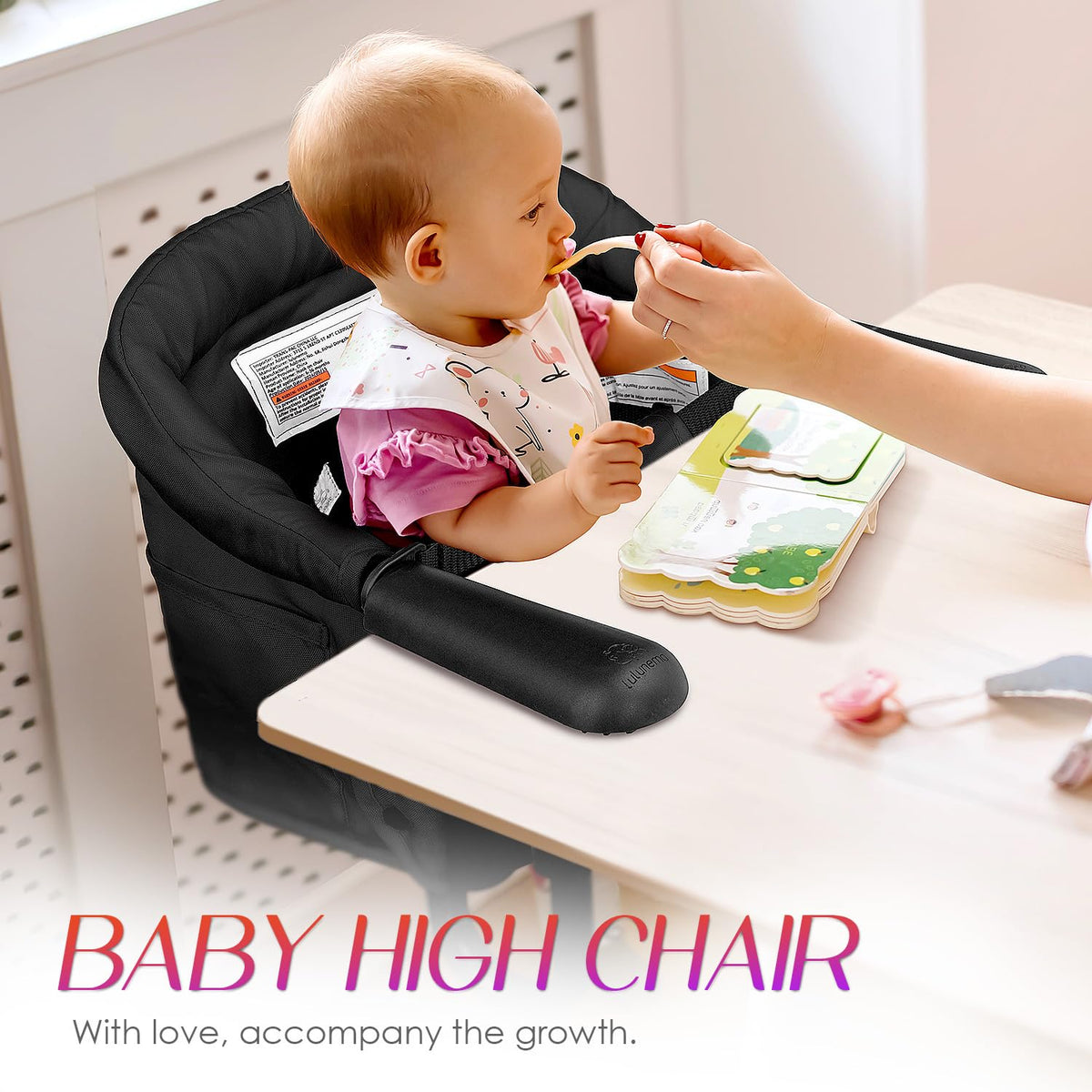 Portable Foldable High Chair with Storage Bag D79888