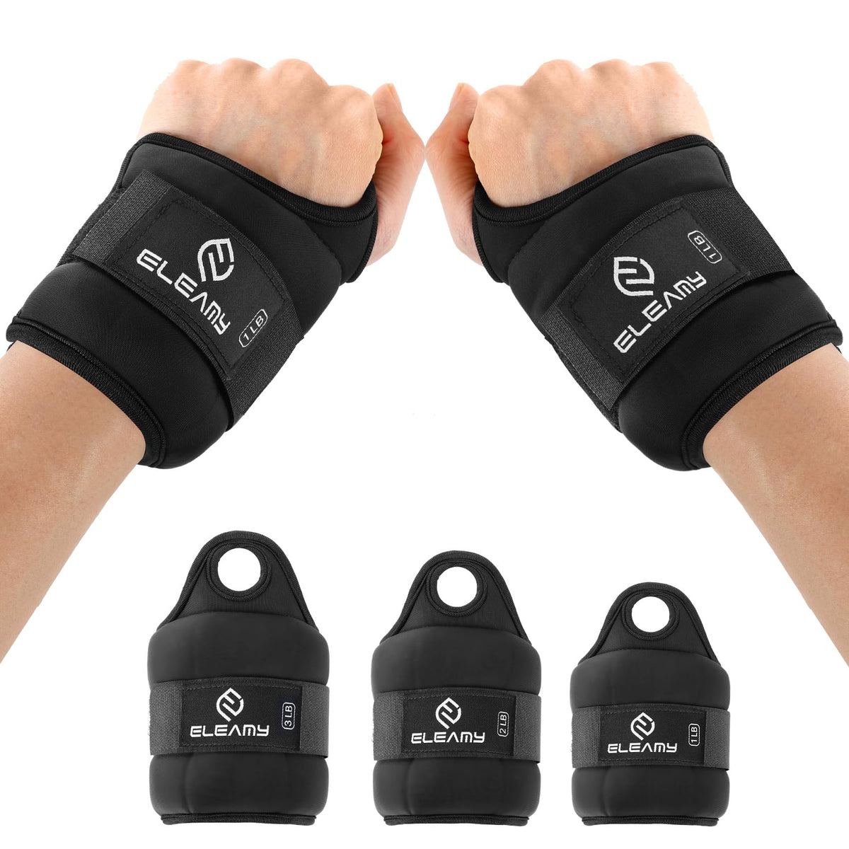 4 lbs Ankle Weights and Wrist Weights Set A6719