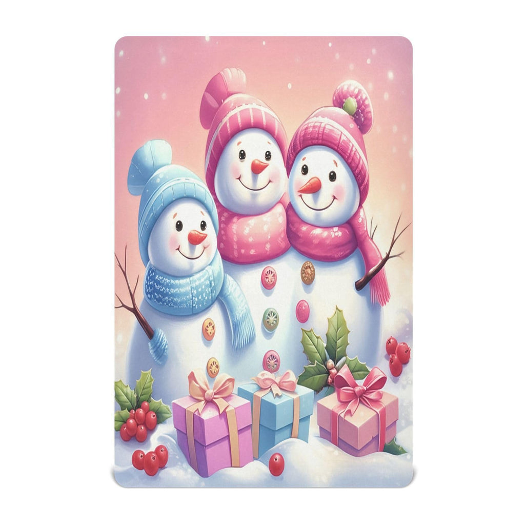 Christmas Snowmen Crib Sheet 52" x 28" V343529