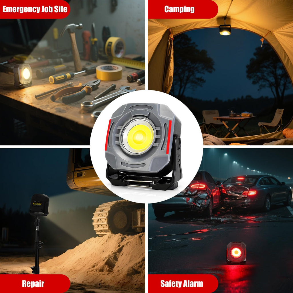 Magnetic Rechargeable Job Site Light with Hook S5236