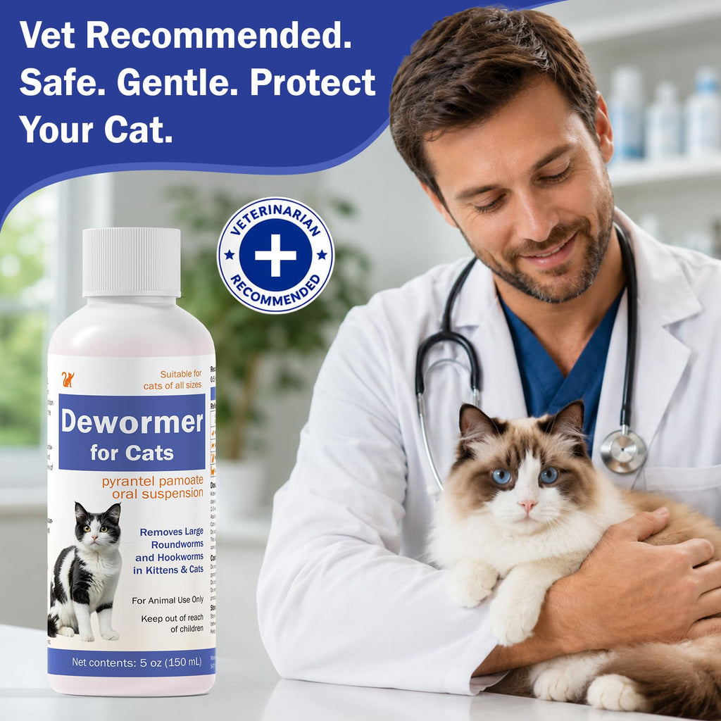 Pyrantel Pamoate Oral Dewormer for Cats & Kittens S72122