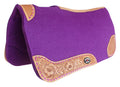 30"x 30" Western Contoured Wool Felt Saddle Pad N5189