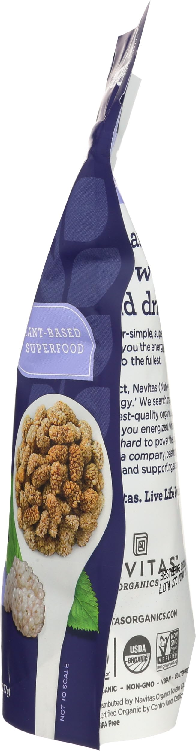 Sun Dried White Turkish Mulberries 8oz A534803