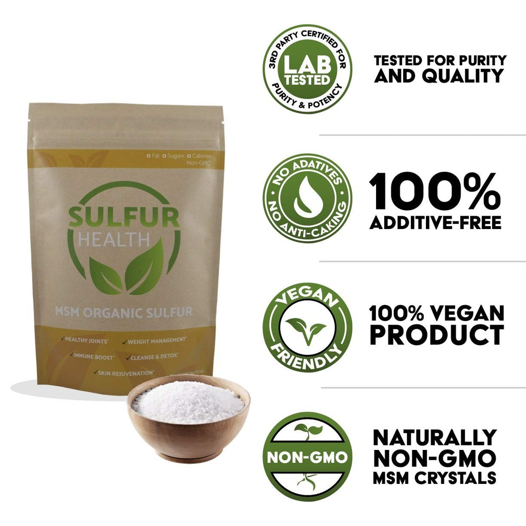 Organic Sulfur MSM Supplement 1 Pound N555935