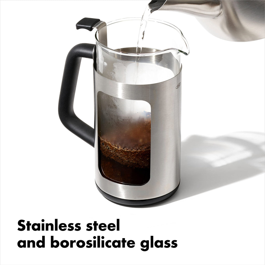 Stainless Steel French Press Coffee Maker 32oz J2263