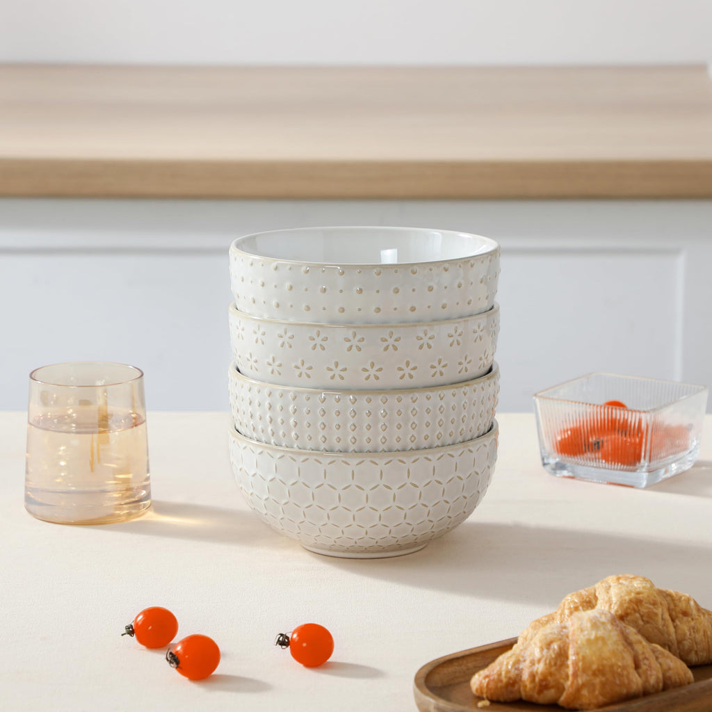 30 Ounce Ceramic Soup Bowls Set of 4 E6134