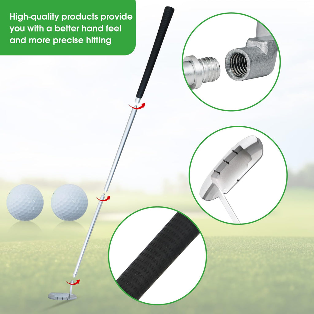 Right Handed Golf Putter with 2 Golf Balls O9063