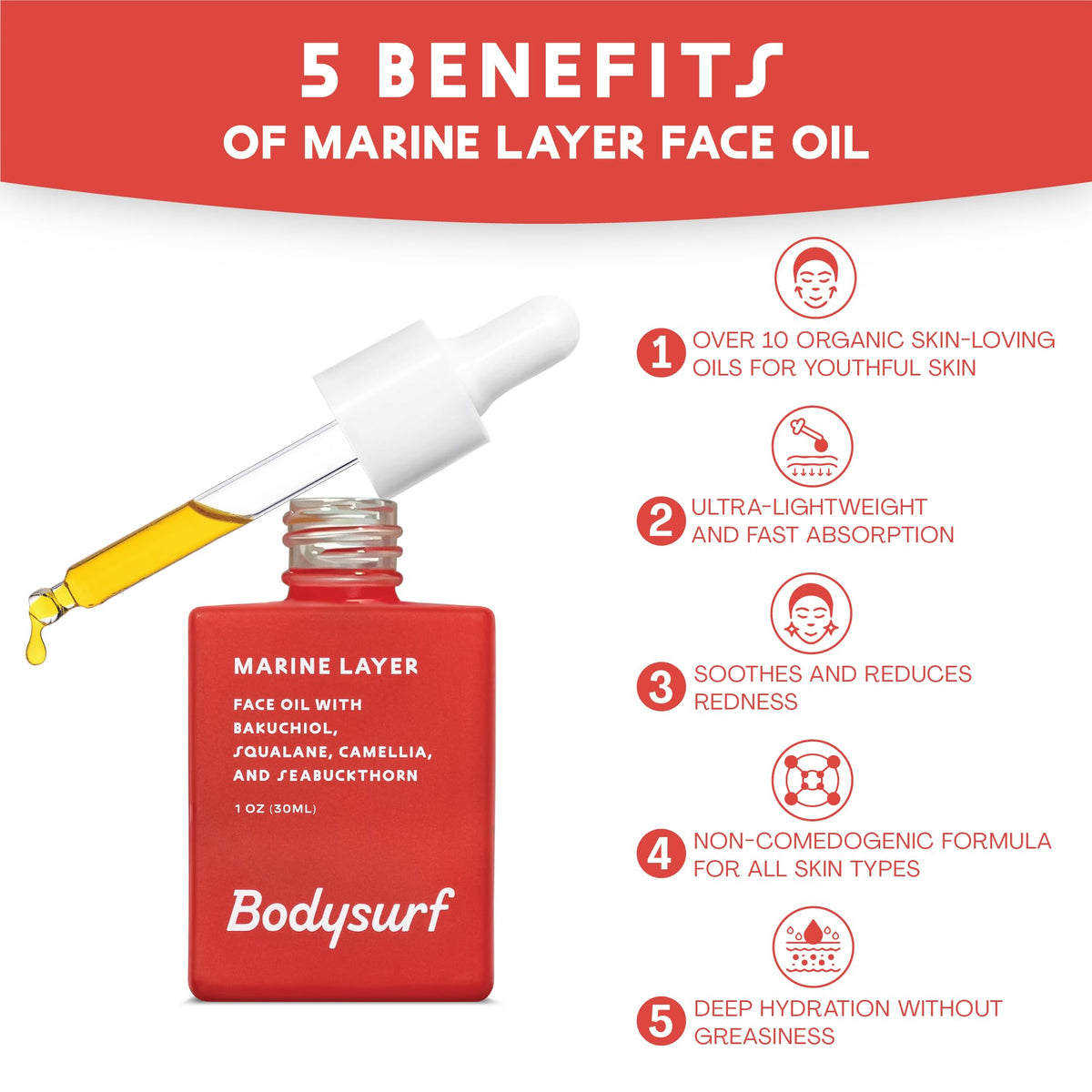 Bakuchiol Face Oil with Sea Buckthorn 3.4 fl oz O634447