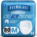 Medium Size Heavy Absorbency Adult Protective Underwear 80 Count C6051