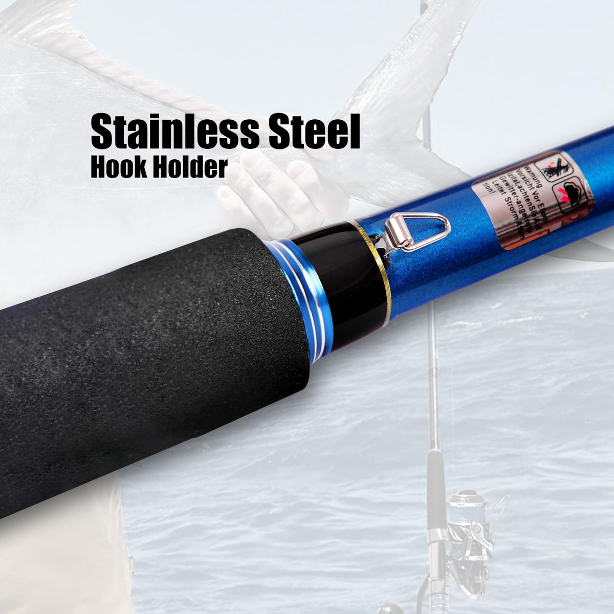 2-Piece Saltwater Spinning Fishing Rod S325