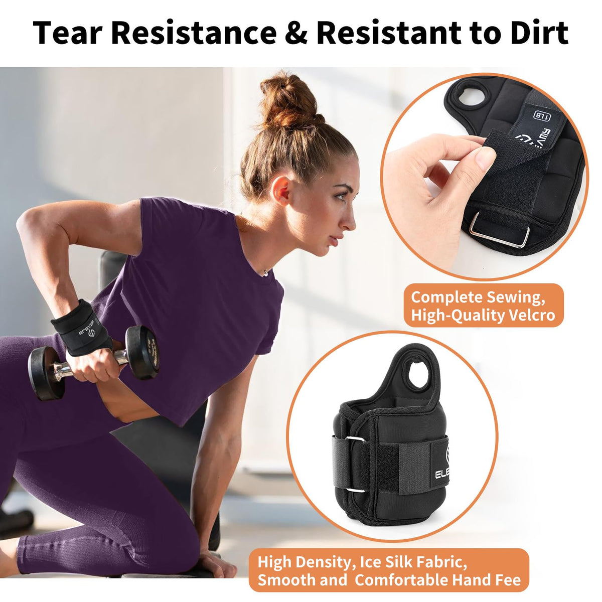 4 lbs Ankle Weights and Wrist Weights Set A6719