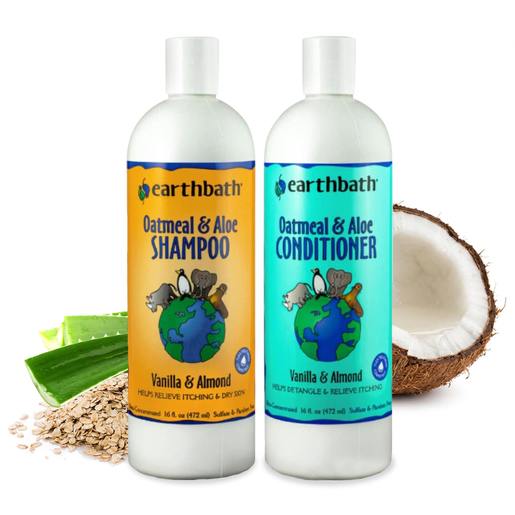Oatmeal & Aloe Dog Shampoo and Conditioner 16 Oz Z6021