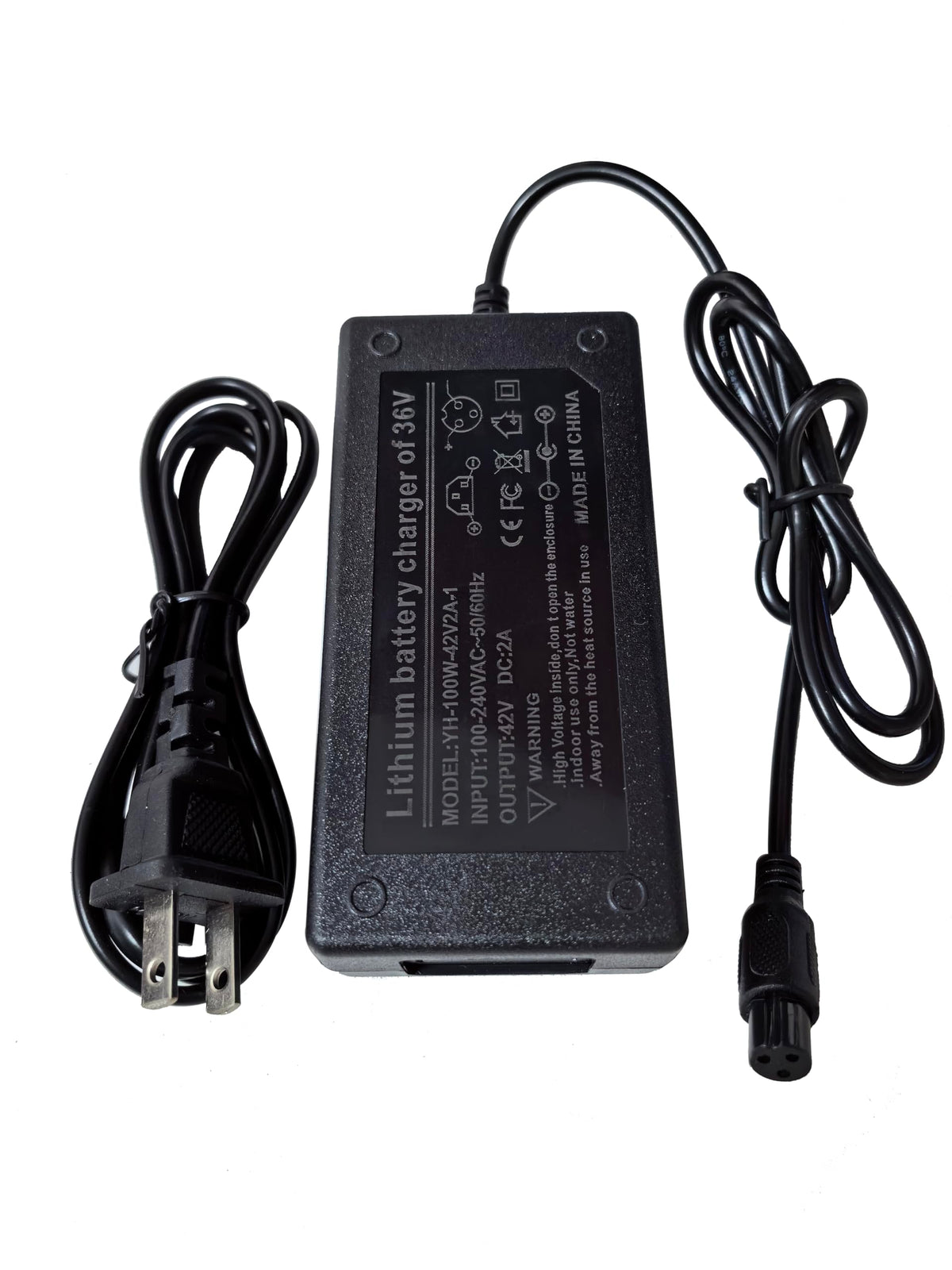 42V 2A Power Adapter with 3-Prong Inline Connector D7002
