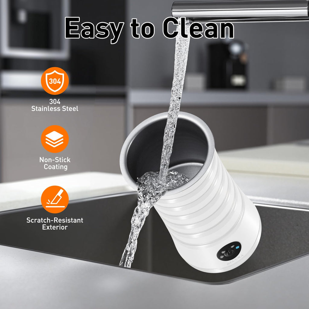 4-in-1 Electric Milk Frother White W327