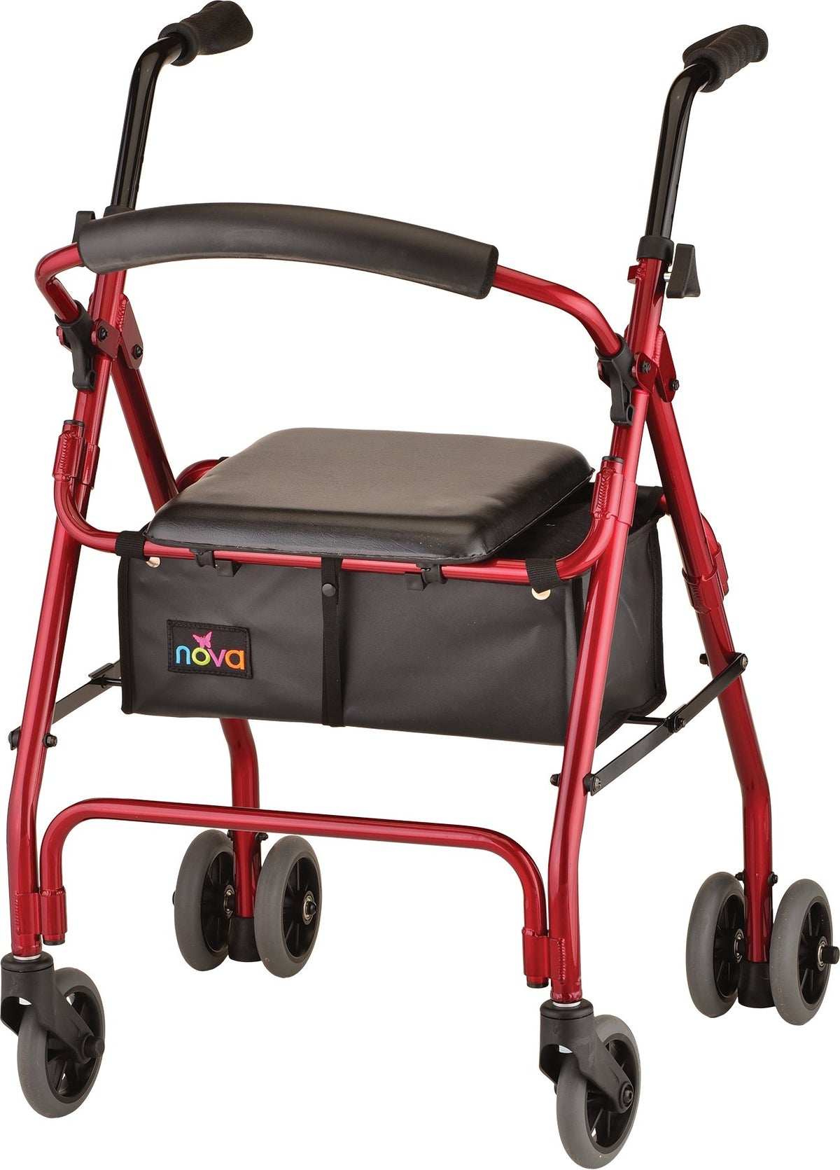 Red Rollator Walker R89570