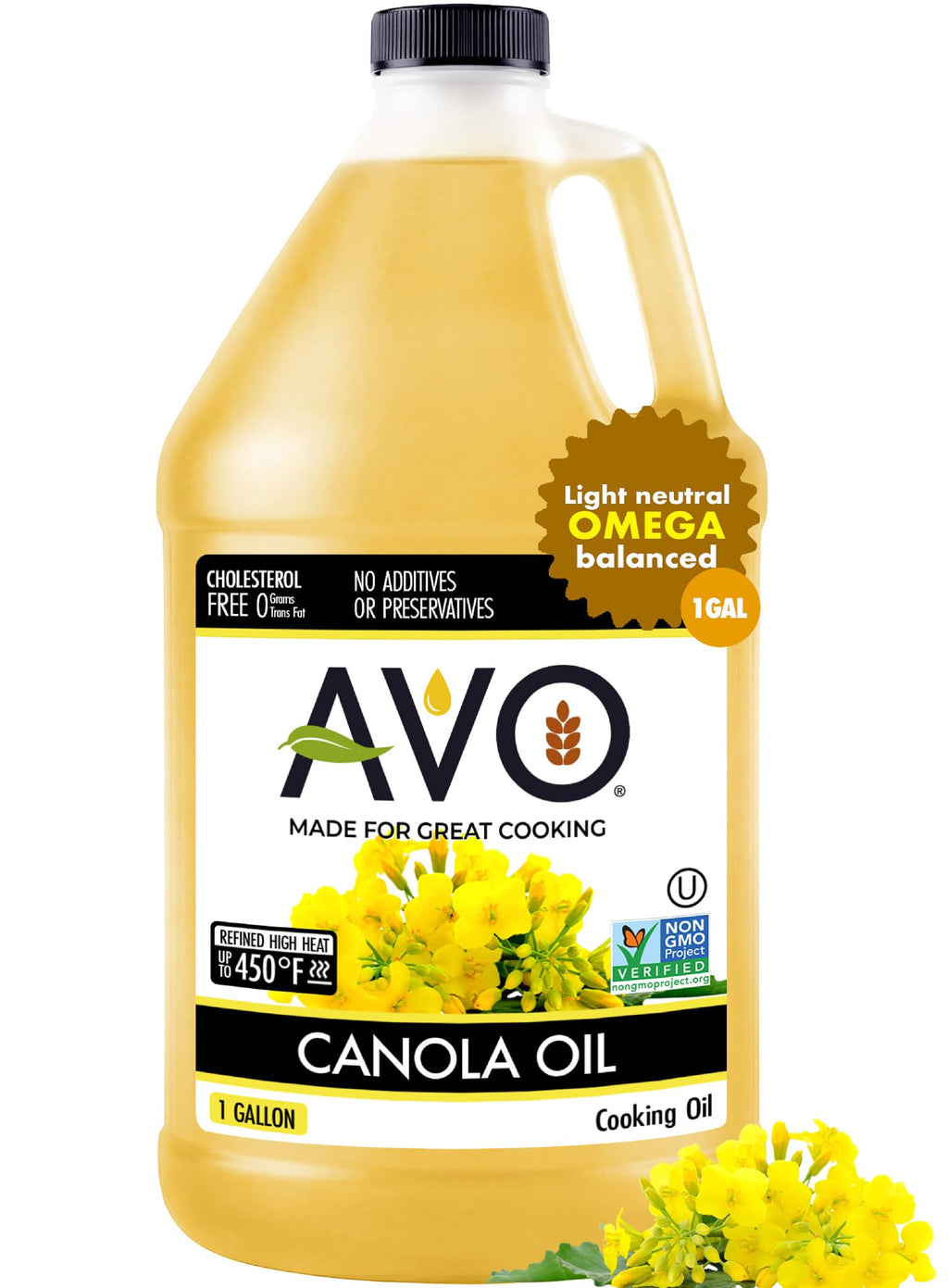 Expeller Pressed Canola Oil, 1 Gallon, Non-GMO U8162