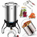 40QT Seafood Boil Pot with Propane Burner Set X825