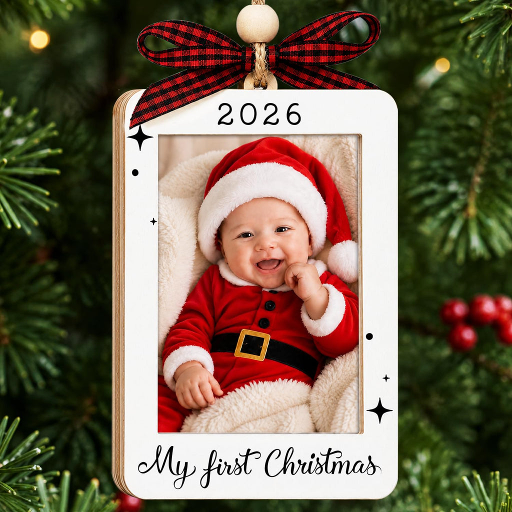 Baby's First Christmas Ornament 2026 Picture Frame C400199