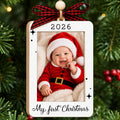Baby's First Christmas Ornament 2026 Picture Frame C400199