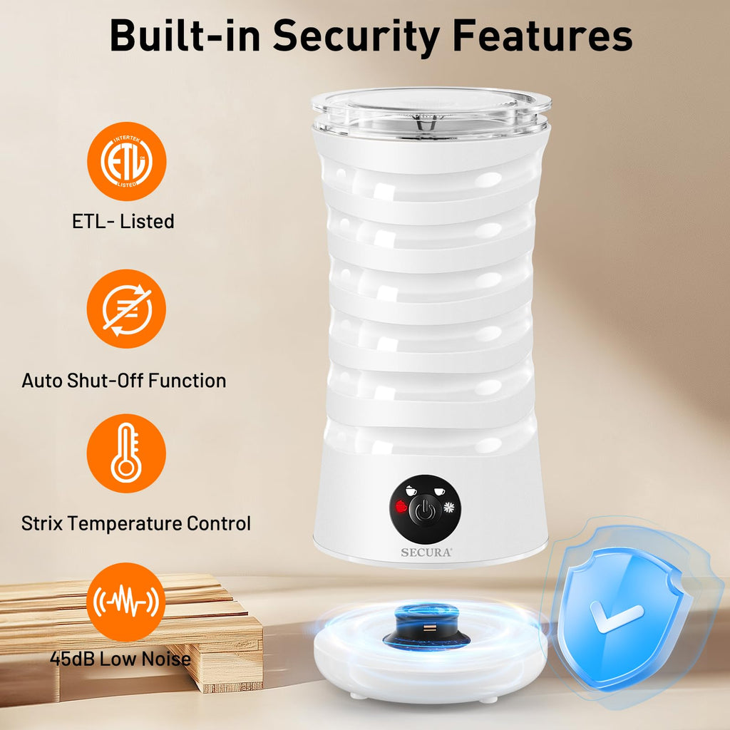 4-in-1 Electric Milk Frother White W327
