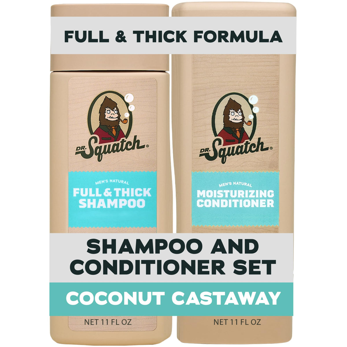 Natural Shampoo and Conditioner Set 11 fl oz 2-Pack T874