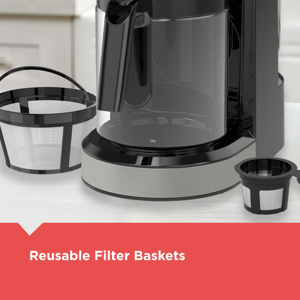 Single-Serve & Carafe Coffee Maker I6736