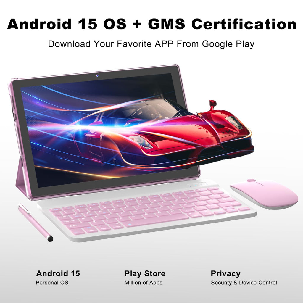 10 Inch Android Tablet with Keyboard 12GB RAM 64GB ROM Z5310