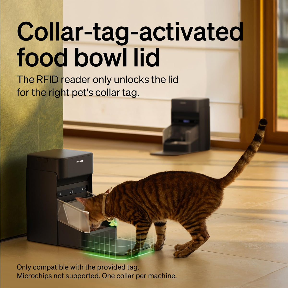 RFID Automatic Cat Feeders for 2 Cats G27138