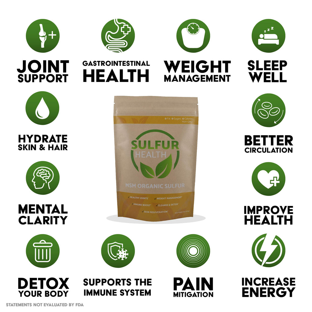 Organic Sulfur MSM Supplement 1 Pound N555935