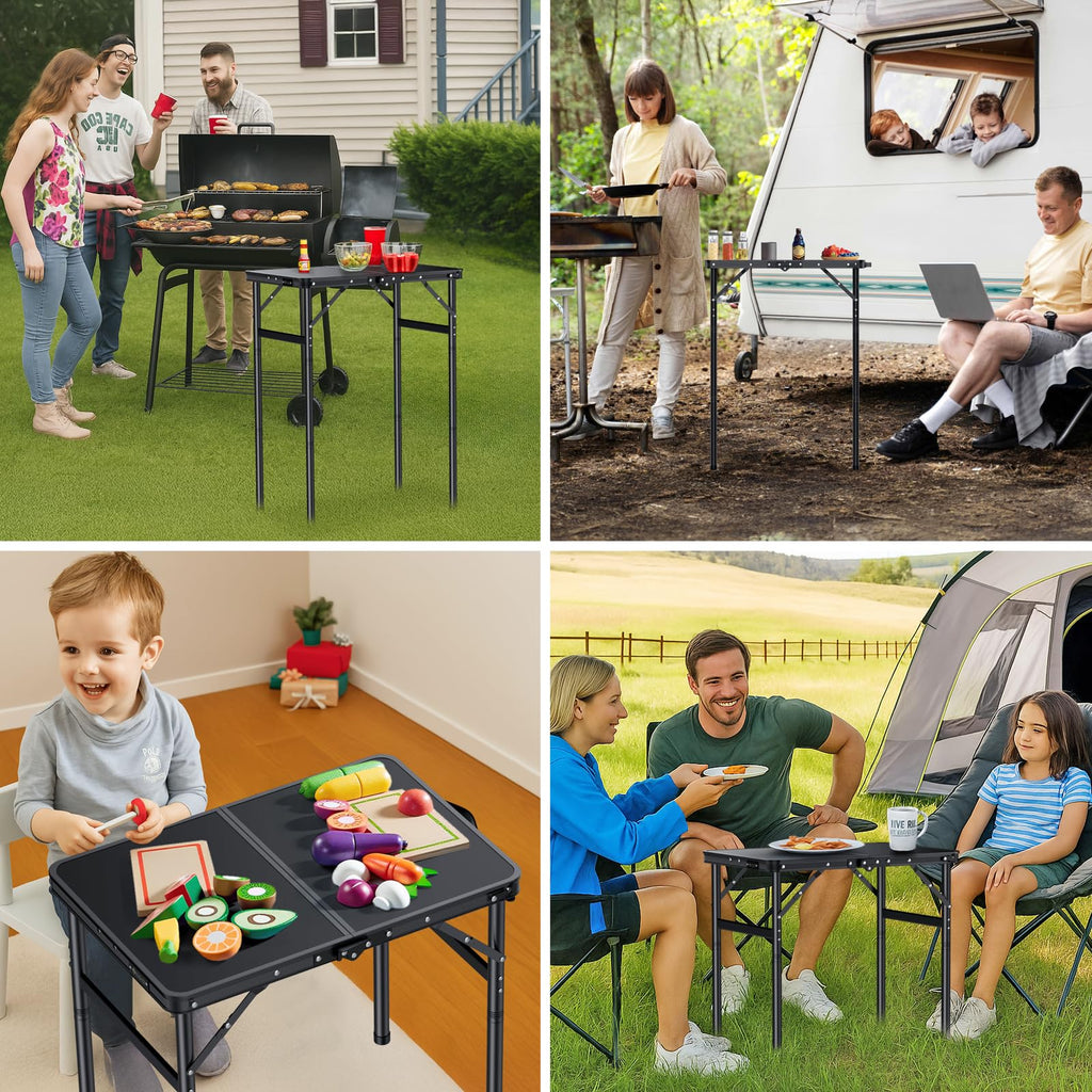 Folding Camping Table 3 Adjustable Height I699715