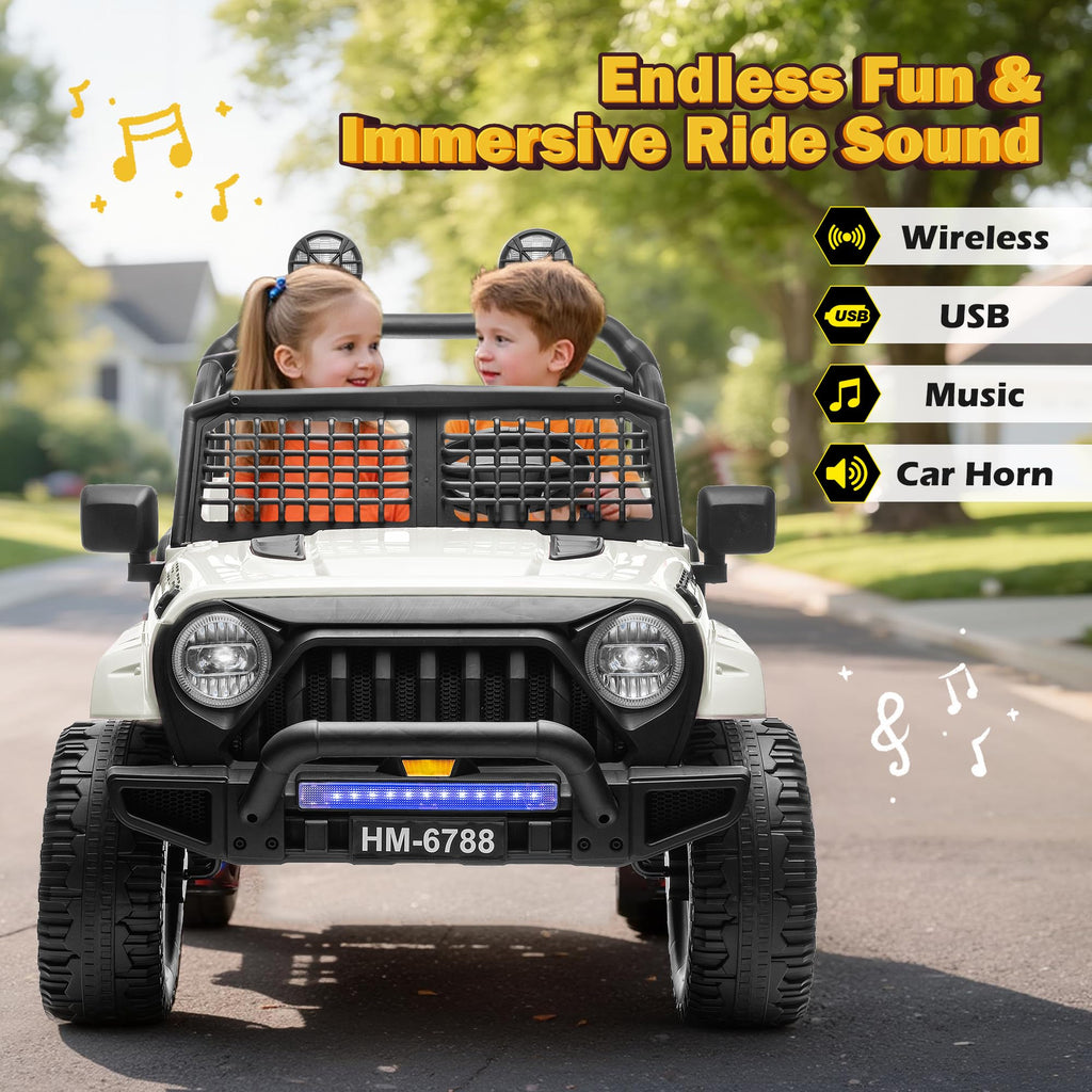 24V 2 Seater Ride on Car Y4322