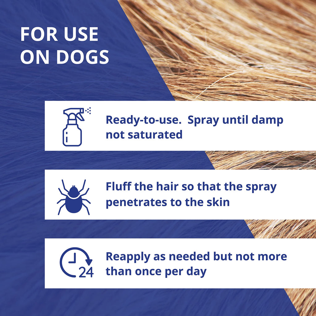 Water-Based Flea & Tick Spray for Dogs, 40 fl oz P2264