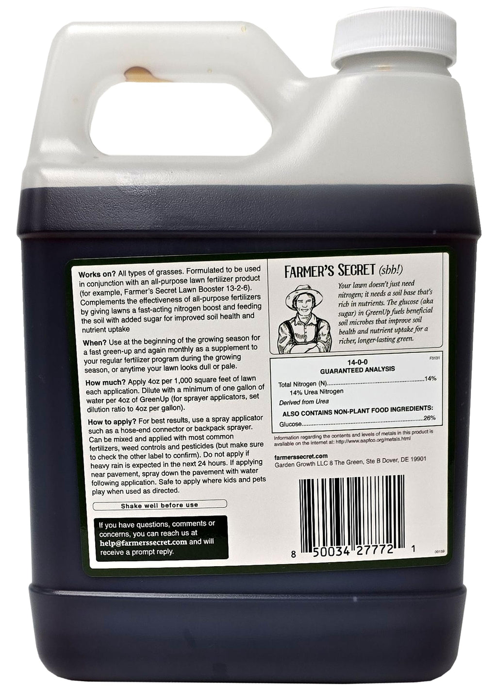 High Nitrogen Fast Acting Concentrated Fertilizer 32oz X5674