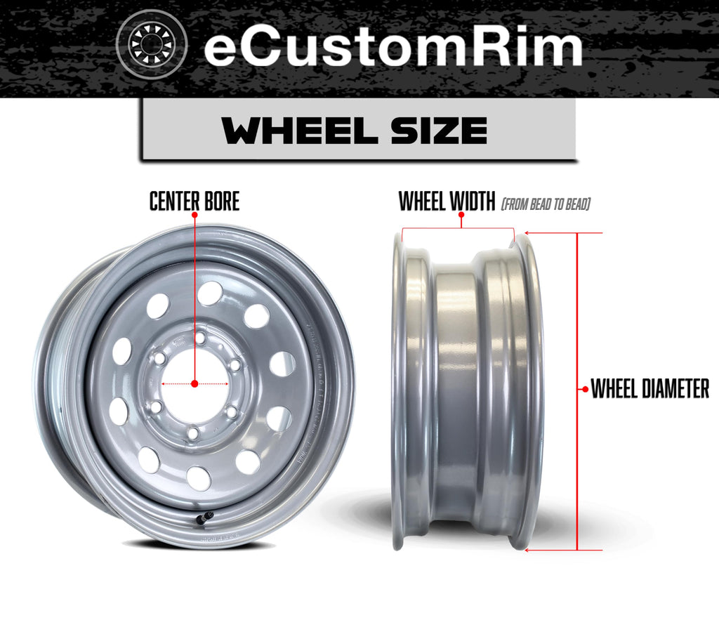 2-Pack Trailer Tire Rim Assembly 12 Inch 4 Lug T9987
