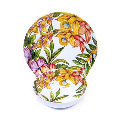 12 Piece Melamine Dinnerware Set S316