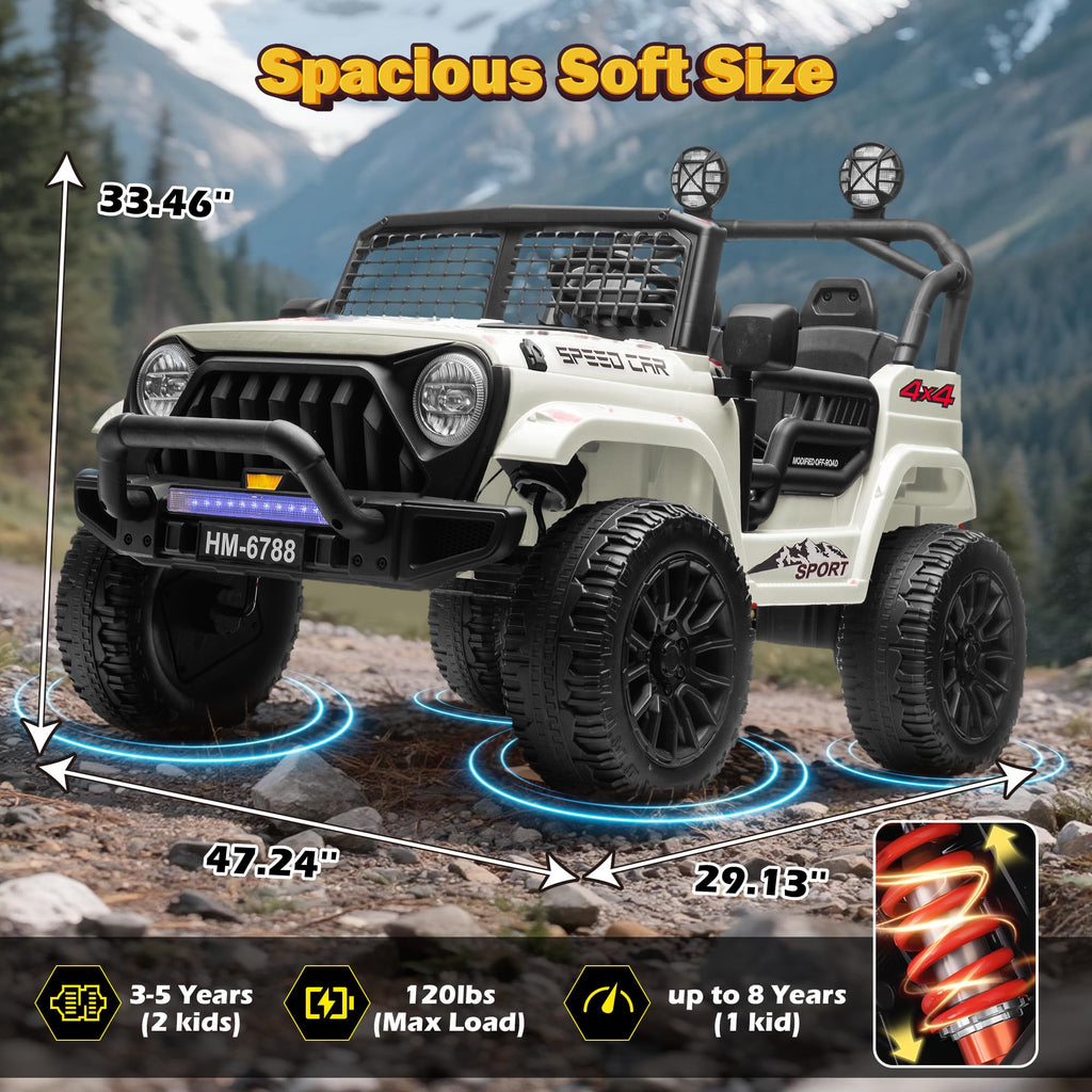 24V 2 Seater Ride on Car Y4322