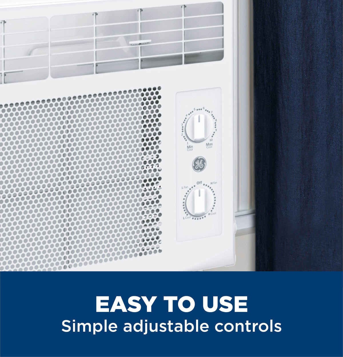 White 5,000 BTU Window Air Conditioner with Manual Controls V583