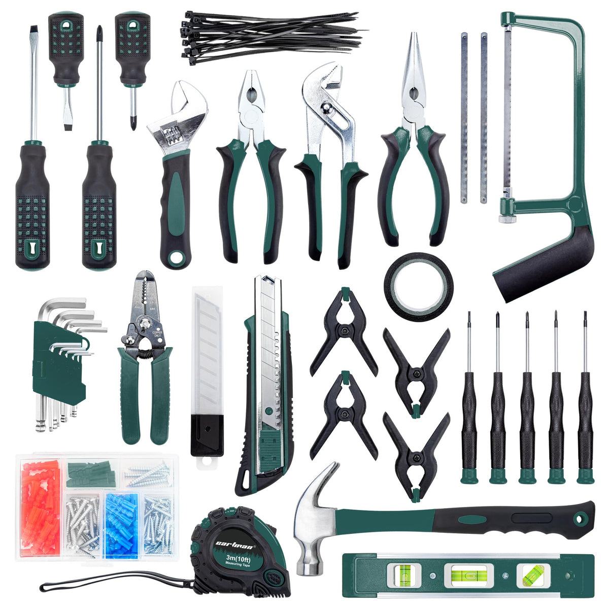 238-Piece Green Tool Set with Storage Box B9169