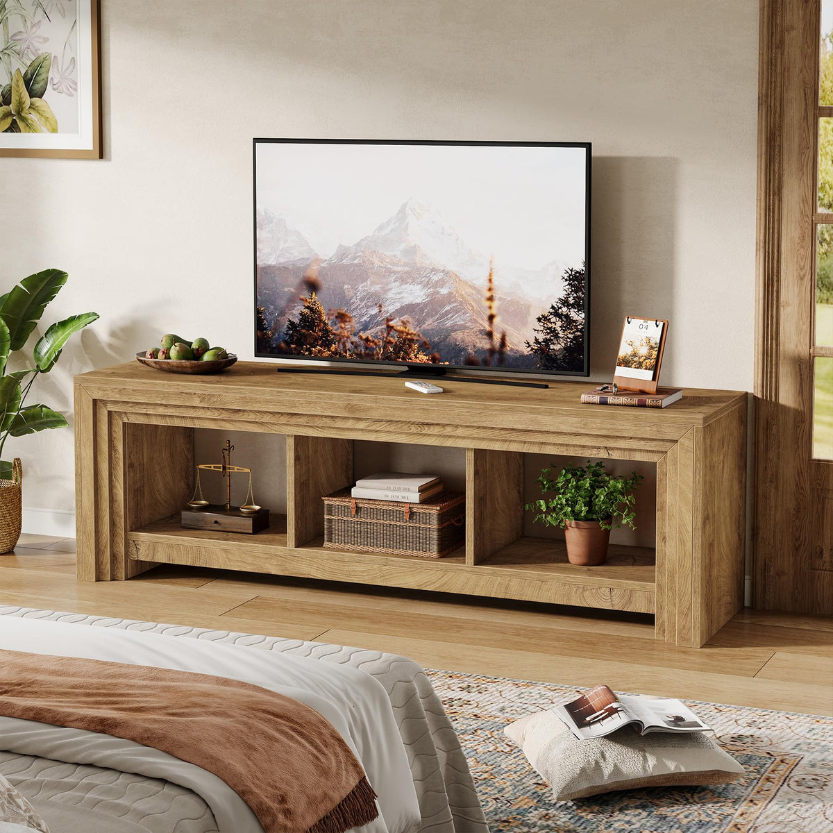 63" Wood TV Stand T144