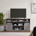 Grey Sliding Barn Door TV Stand Q975000