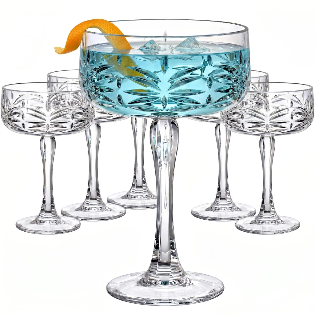 12-Ounce Plastic Coupe Glasses Set of 6 G45505