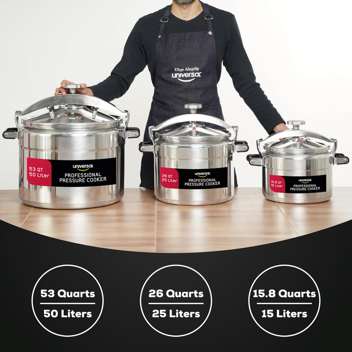 53-Quart Aluminum Pressure Cooker R938578