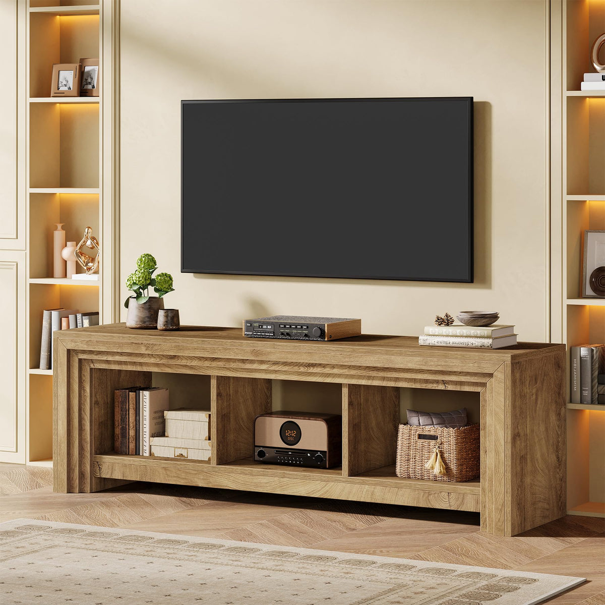 63" Wood TV Stand T144