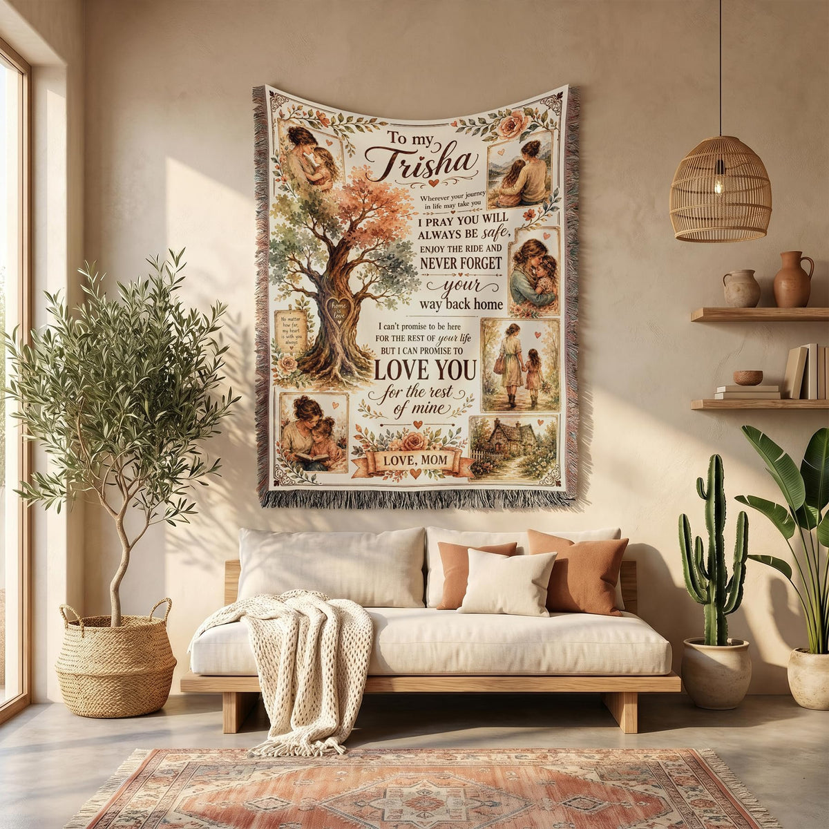 Cotton Throw Blanket E9640