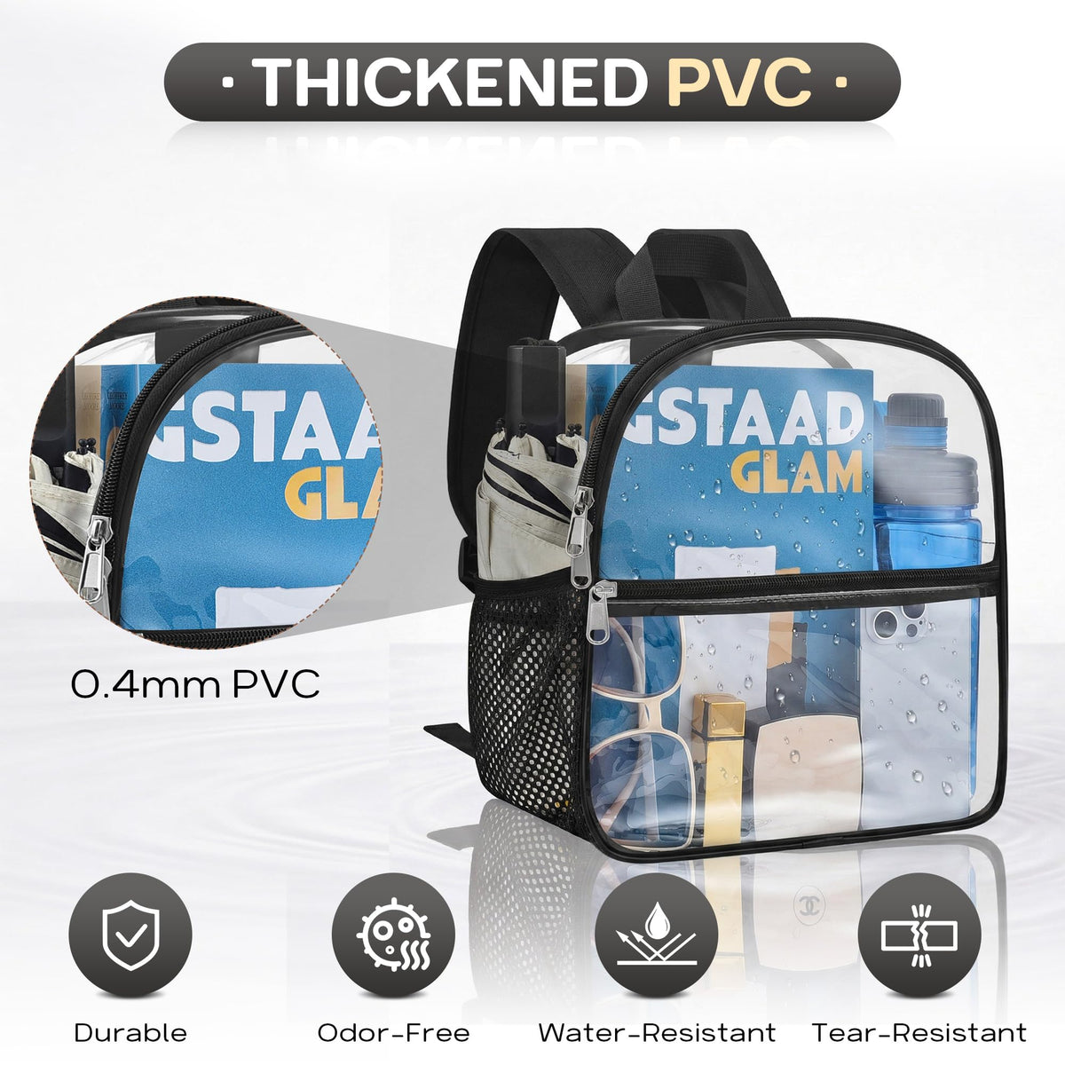 Clear Backpack 12x6x11 S923653