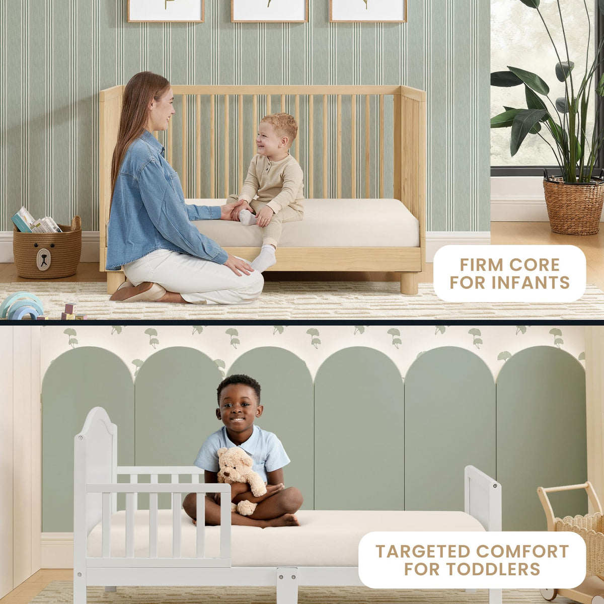 Organic Crib and Toddler Mattress J8779