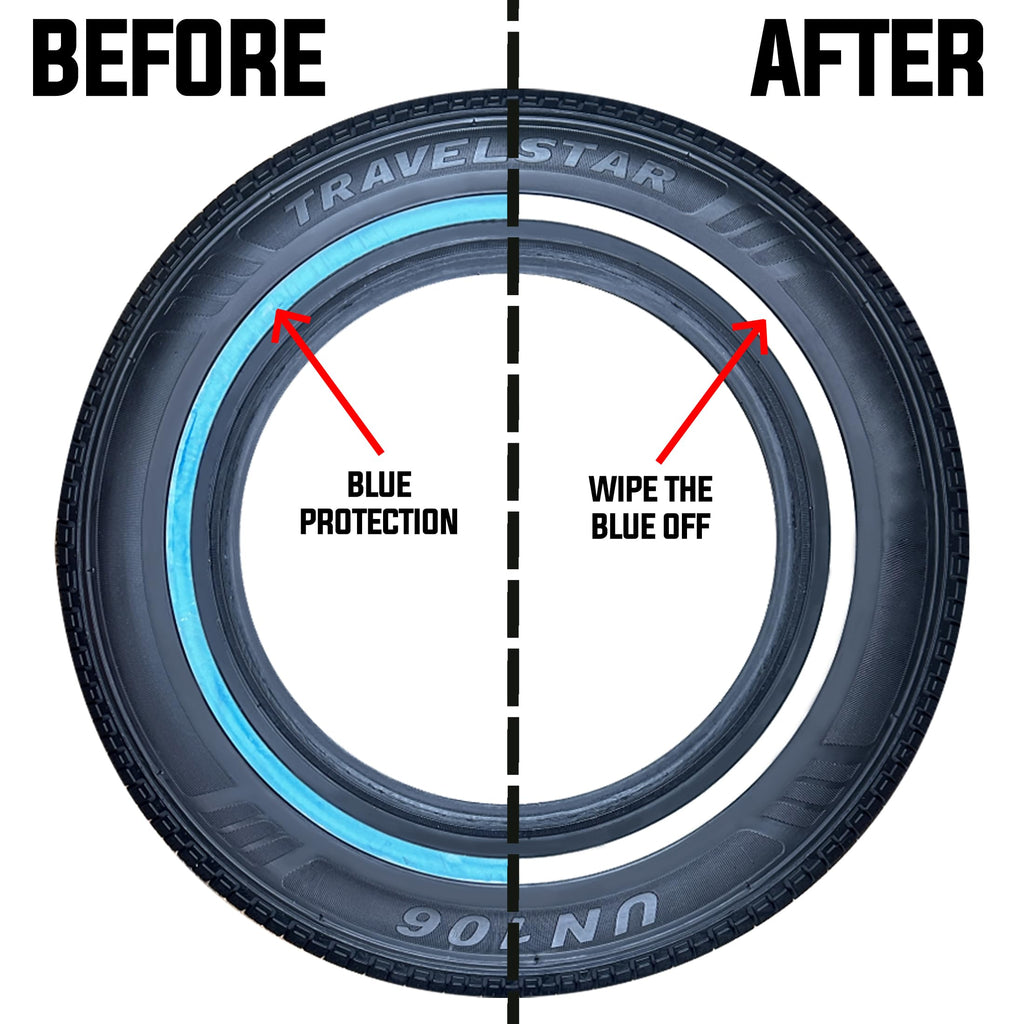 Set of 4 White Wall Radial Tire I8760