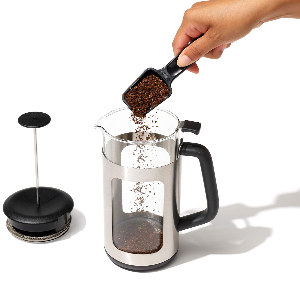 Stainless Steel French Press Coffee Maker 32oz J2263